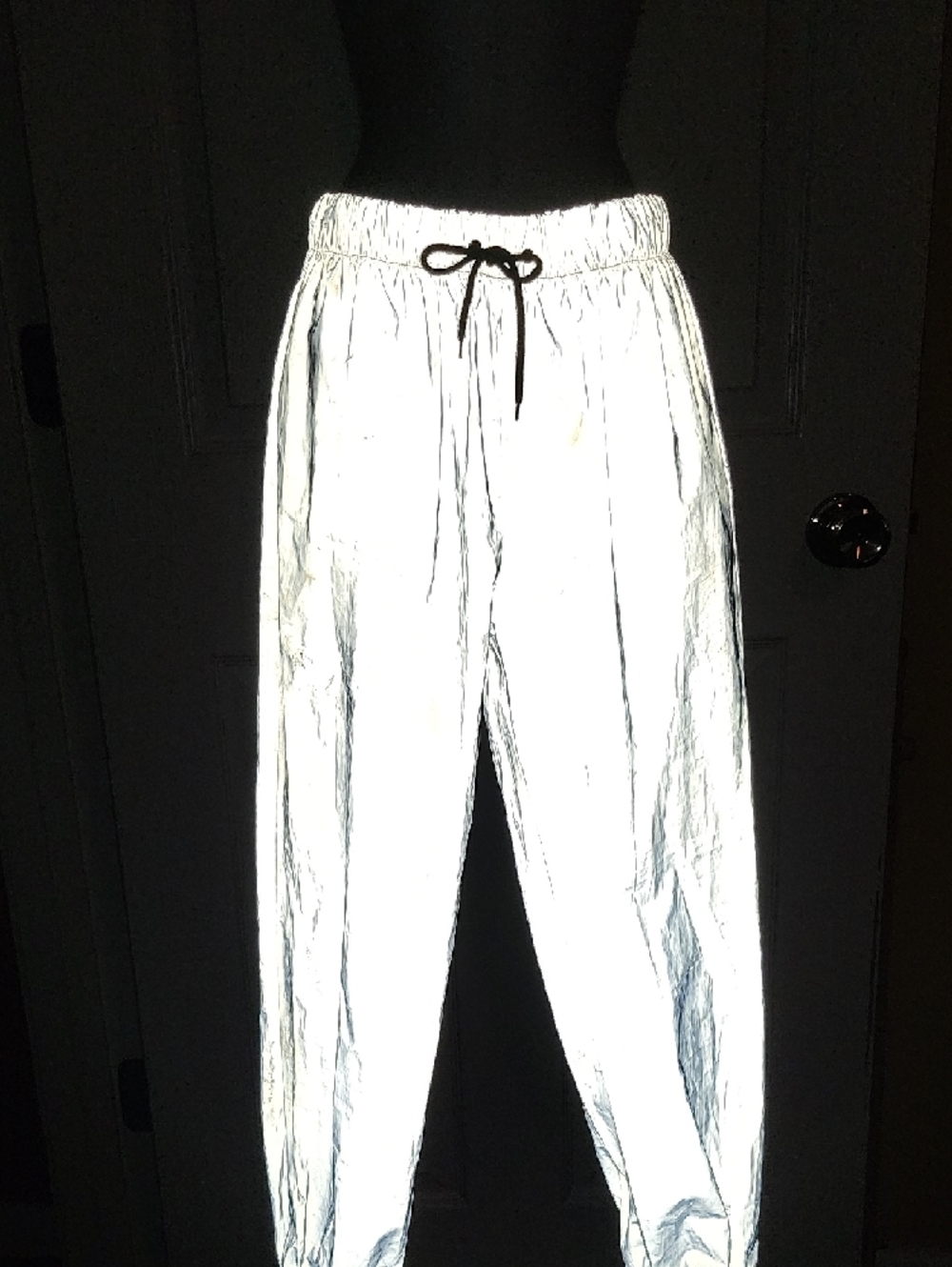 Reflective Drawstring Joggers - Picture 2 of 6